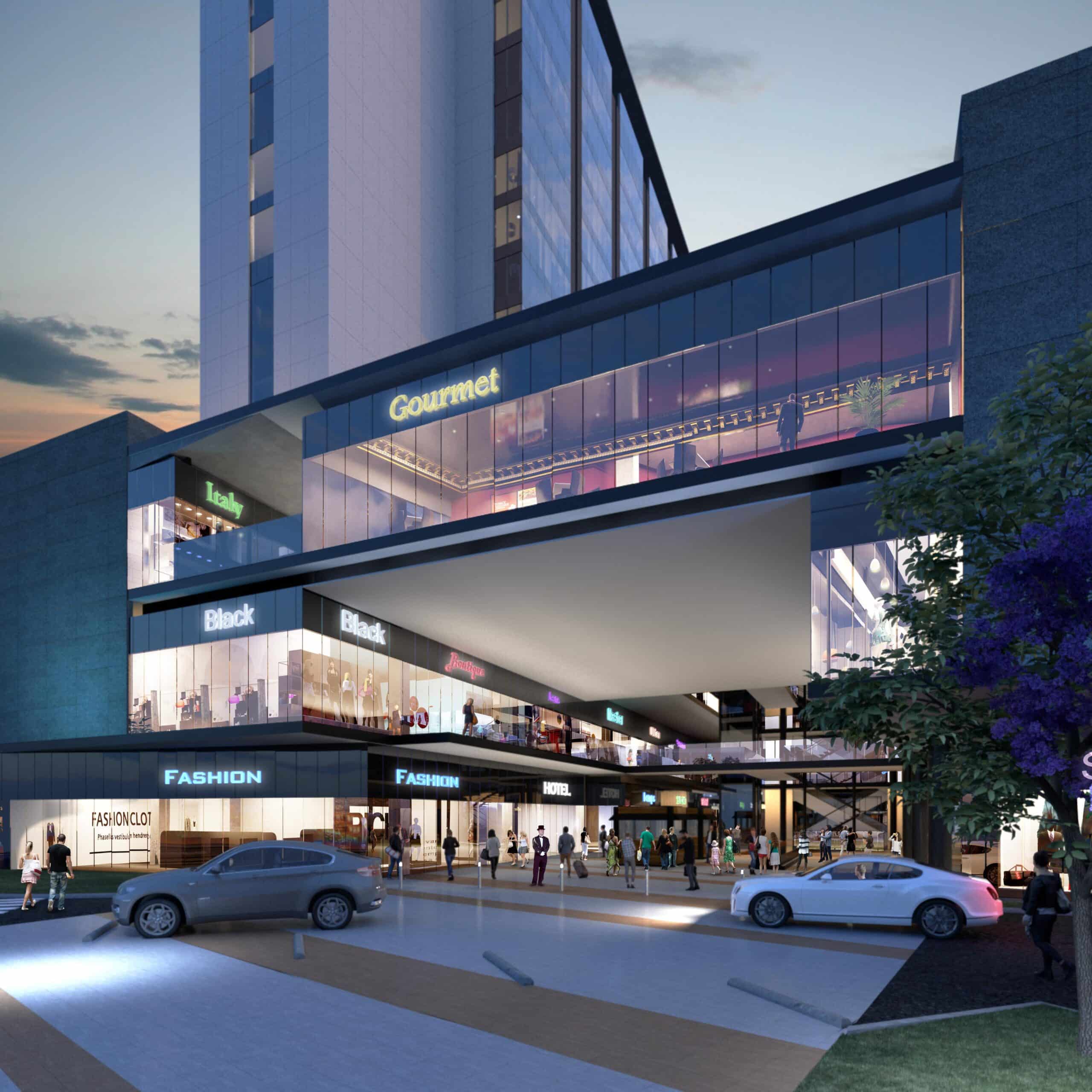 Render Hotel Galeria Plaza Leon